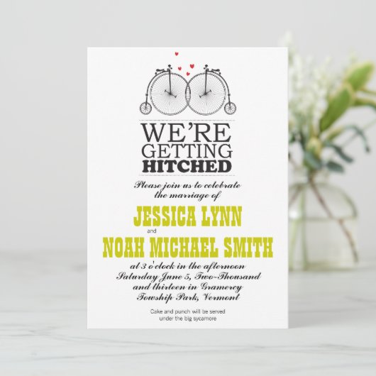 ヴィンテージ愛 招待状 (スタンド正面)