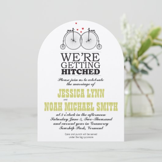 ヴィンテージ愛 招待状 (スタンド正面)