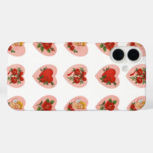 ヴィンテージ愛 Case-Mate iPhoneケース (裏面 (横))