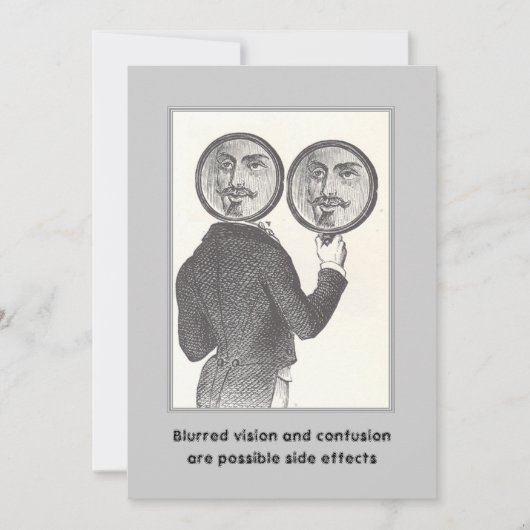 ヴィンテージ感がすごい 招待状 (正面)