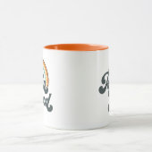 ヴィンテージ感じの良い虹 マグカップ (中央)