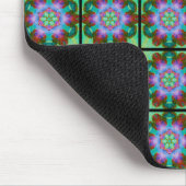 ヴィンテージ感じ-抽象デザイン – モザイクタイル –  マウスパッド (コーナー)