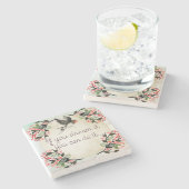 ヴィンテージ感動的ストーンコースター ストーンコースター (横)