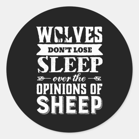 ヴィンテージ感動的モチベーション引用文 ラウンドシール (正面)