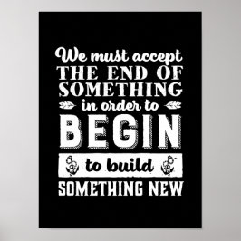 ヴィンテージ感動的引用文 ポスター