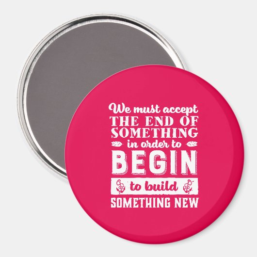 ヴィンテージ感動的引用文 マグネット (正面/裏面)