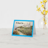 ヴィンテージ感謝していコテージ-Youカード カード (黄色い花)