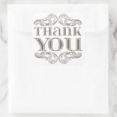 ヴィンテージ感謝していタイポグラフィ スクエアシール (バッグ)