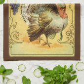 ヴィンテージ感謝の挨拶 キッチンタオル (折り畳み)