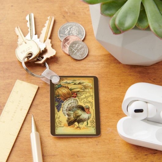 ヴィンテージ感謝の挨拶 キーホルダー (デスク)