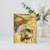 ヴィンテージ感謝の挨拶 シーズンポストカード (スタンド正面)