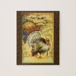 ヴィンテージ感謝の挨拶 ジグソーパズル