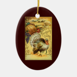 ヴィンテージ感謝の挨拶 セラミックオーナメント