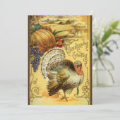 ヴィンテージ感謝の挨拶 招待状 (スタンド正面)