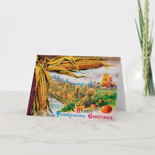 ヴィンテージ感謝カード シーズンカード (正面)