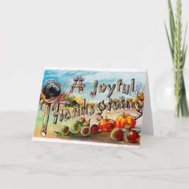 ヴィンテージ感謝カード シーズンカード