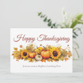 ヴィンテージ感謝型カボチャカスタムン会社 シーズンカード (スタンド正面)