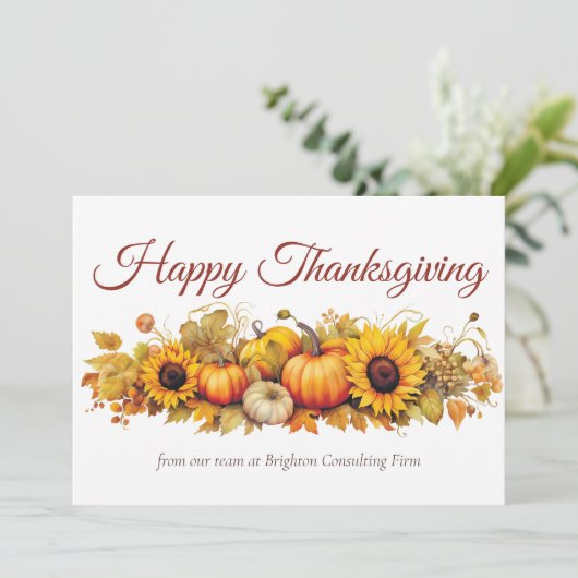 ヴィンテージ感謝型カボチャカスタムン会社 シーズンカード (スタンド正面)