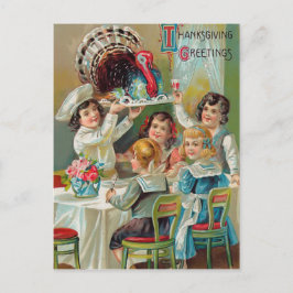 ヴィンテージ感謝挨拶はがき シーズンポストカード