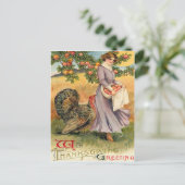 ヴィンテージ感謝挨拶はがき シーズンポストカード (スタンド正面)