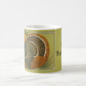 ヴィンテージ感謝挨拶トルコとカボチャ コーヒーマグカップ (中央)