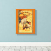 ヴィンテージ感謝挨拶 キャンバスプリント (インサイチュ (ウッドフロア))