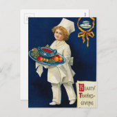 ヴィンテージ感謝挨拶 シーズンポストカード (正面/裏面)