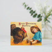 ヴィンテージ感謝挨拶 シーズンポストカード (スタンド正面)