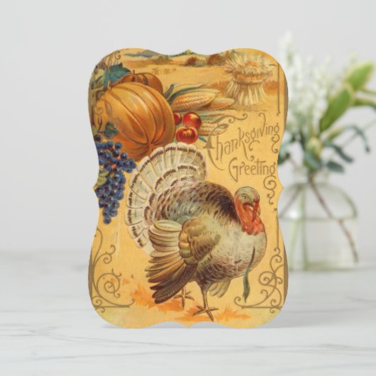 ヴィンテージ感謝挨拶 招待状 (スタンド正面)