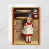 ヴィンテージ感謝状はがき シーズンポストカード (正面/裏面)