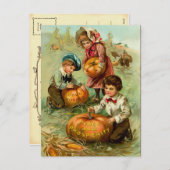 ヴィンテージ感謝状はがき シーズンポストカード (正面/裏面)