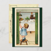 ヴィンテージ感謝状はがき シーズンポストカード (正面/裏面)