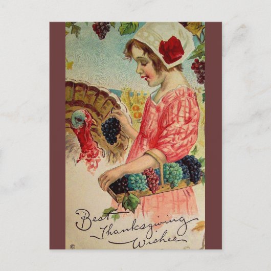 ヴィンテージ感謝状はがき シーズンポストカード (正面)