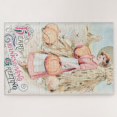 ヴィンテージ感謝状グリーティングカード ジグソーパズル (横)