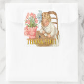 ヴィンテージ感謝状 スクエアシール (バッグ)