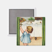 ヴィンテージ感謝磁石 マグネット (正面/裏面)