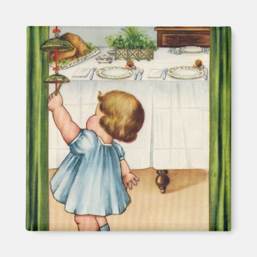 ヴィンテージ感謝磁石 マグネット (正面)