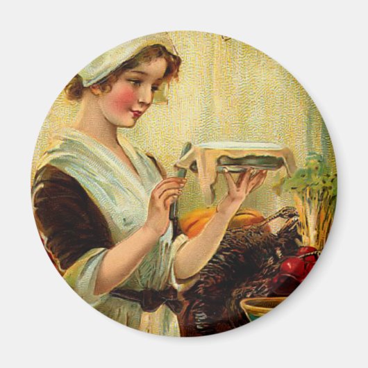 ヴィンテージ感謝磁石 マグネット (正面)