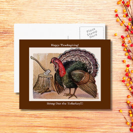 ヴィンテージ感謝祭のトルコがトフューキーを引き出す シーズンポストカード