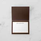 ヴィンテージ感謝祭の七面鳥を追加気持ち シーズンカード (内部)