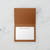 ヴィンテージ感謝祭の子供の追加気持ち シーズンカード (内部)