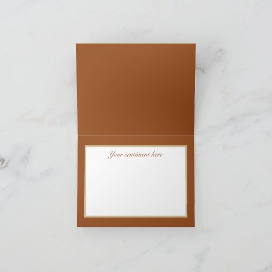 ヴィンテージ感謝祭の子供の追加気持ち シーズンカード (内部)