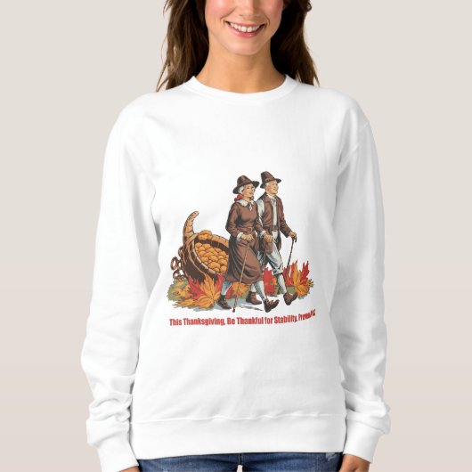 ヴィンテージ感謝祭の安定性 – 感謝する スウェットシャツ (正面)