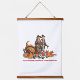 ヴィンテージ感謝祭の安定性 – 感謝する 吊り下げ型タペストリー