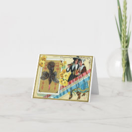 ヴィンテージ感謝祭の挨拶 カード