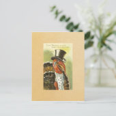 ヴィンテージ感謝祭はがき シーズンポストカード (スタンド正面)