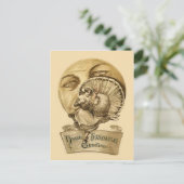 ヴィンテージ感謝祭はがき ポストカード (スタンド正面)