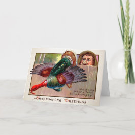 ヴィンテージ感謝祭カード シーズンカード