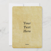 ヴィンテージ感謝祭カーピルムピンアップガール シーズンカード (裏面)