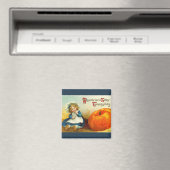 ヴィンテージ感謝祭スクエアマグネット マグネット (インサイチュ (食洗機))